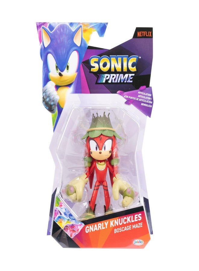 Sonic Prime 5" Articulated Action Figure - Knuckles The Dread - Image 3